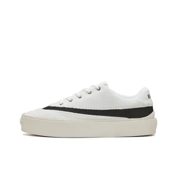 EQLZ EQUALIZER Fault Anti Slip Wear Resistant Low Top Skateboard Shoes Unisex Corduroy White