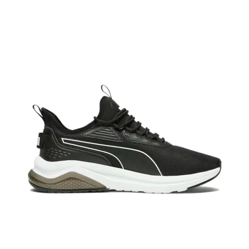 PUMA Amplifier Anti Slip Wear Resistant Low Top Casual Shoes Unisex Black-1