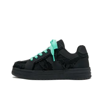 MQMS Destroy The Lace Skateboard Shoes Unisex Low Top Green