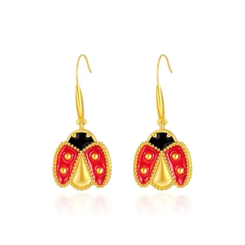 POTTICY 18K Gold Drop Earrings Women's