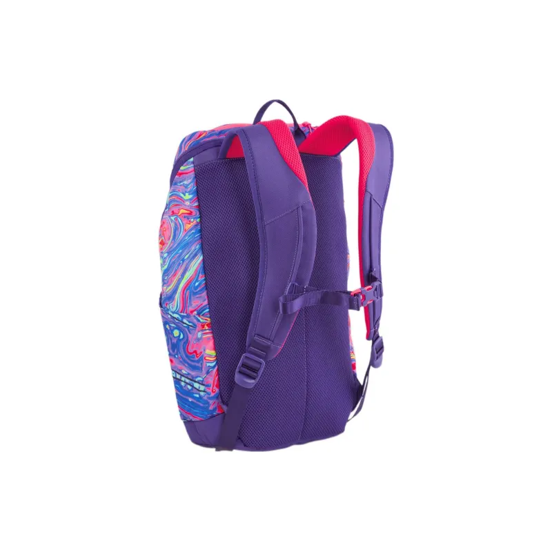 PUMA LAMELO BALL Collaboration Polyester Backpack Regular Women's Pink/Gecko Green-1