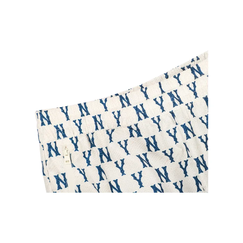 MLB Casual Pants Unisex Cream-5