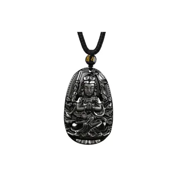 KING SIZE JEWELRY Obsidian Necklaces Unisex