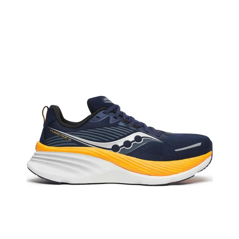 Saucony Hurricane 24 Navy Peel-1