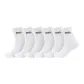 M43513-3B White Mid-Calf Socks 6 Pack