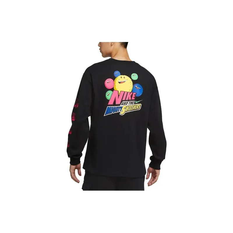 Nike Sportswear T-Shirt Unisex Black Shopping Bag Included-4