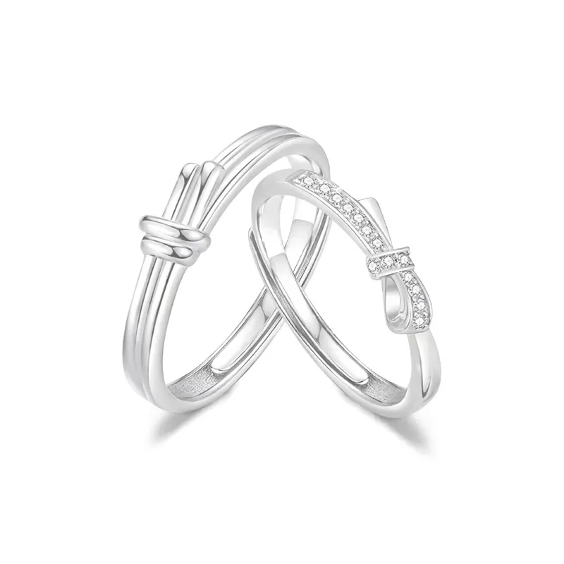FORCHI Sterling Silver Rings Unisex Girl's Birthday And Anniversary Gift-0