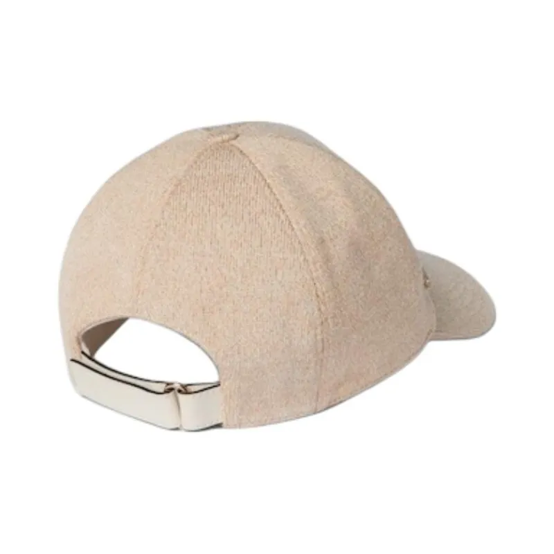 GUCCI Viscose, Gold And Silver Thread, Wool, Crystal Baseball Caps Women's Khaki-3