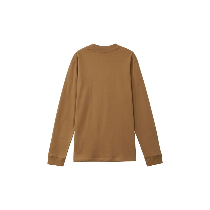 Nike T-Shirt Unisex Brown With Free Shopping Bag-4
