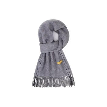 MITHAOL KUSC 100% Wool Knit Scarves Women's