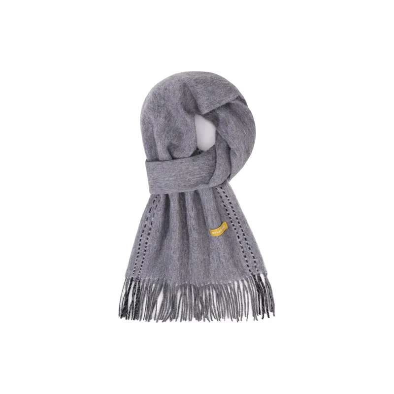 MITHAOL KUSC 100% Wool Knit Scarves Women's-0