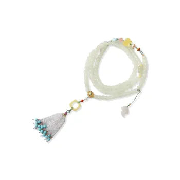The Call Of The Heart Hetian Jade Bracelets Pale Greenish White Jade Unisex