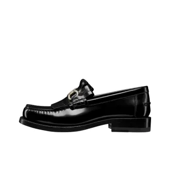 DIOR Emblem Loafers Women's Black