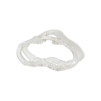 Like A Dream Acrylic Hair Clips Women's Tea Coffee Color Transparent Gray