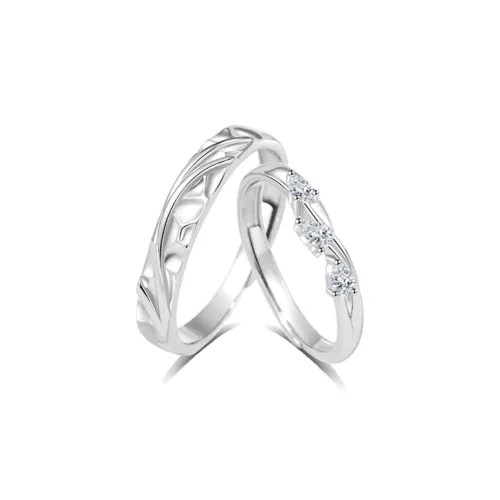 Seven Seven Silver Jewelry S999 Fine Silver Rings Unisex