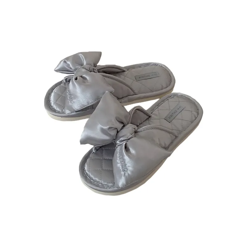 SHIGUDE Cotton Linen Blend Slippers Unisex Red-16
