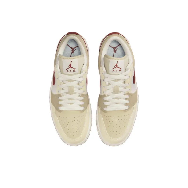 Jordan 1 Low Se Desert Khaki Red Sepia Women's-2