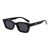 Bright Black Frame with Gray Lens