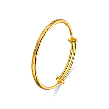 Muyan Alloy Heart Four Leaf Clover Bangle Women's