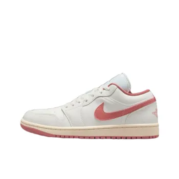 Jordan Air Jordan 1 Anti Slip Wear Resistant Low Top Vintage Basketball Shoes Women's White