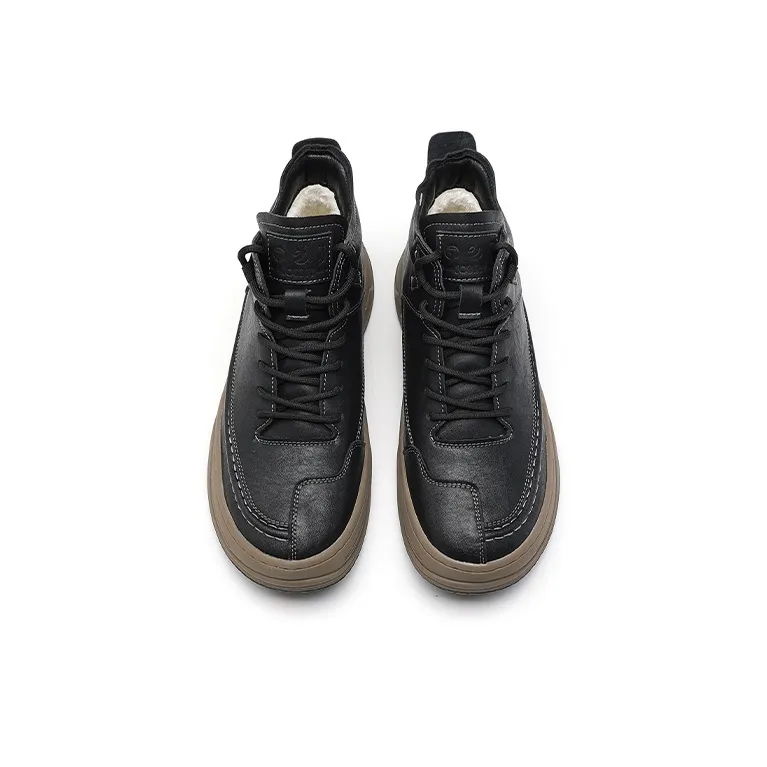 JOSINY Padded High-Top Skateboard Shoes Men's Black/Gray-3