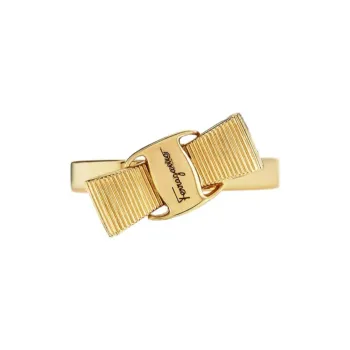 Ferragamo Vara Bow Polished Ring