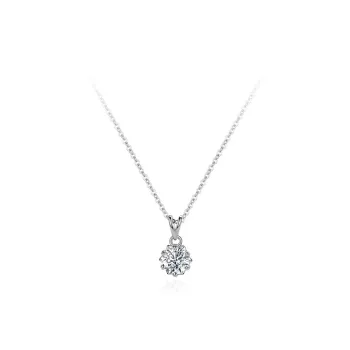 GLOIRE S925 Silver Necklaces Women's Gentle Elegance Elegant Everyday Romance Date Versatile Commute Style