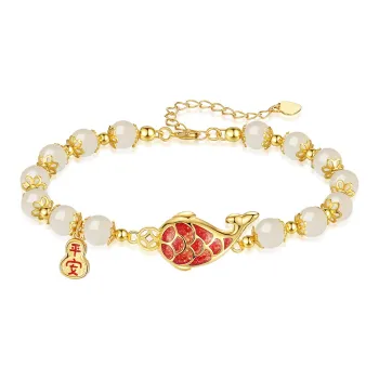 WINY Hetian Jade Bracelets White Jade/Pale Greenish White Jade Women's
