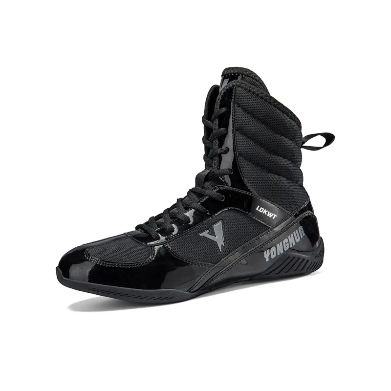 LOKWT Cushioned Slip-Resistant Abrasion-Resistant High-Top Training Shoes Men's-1