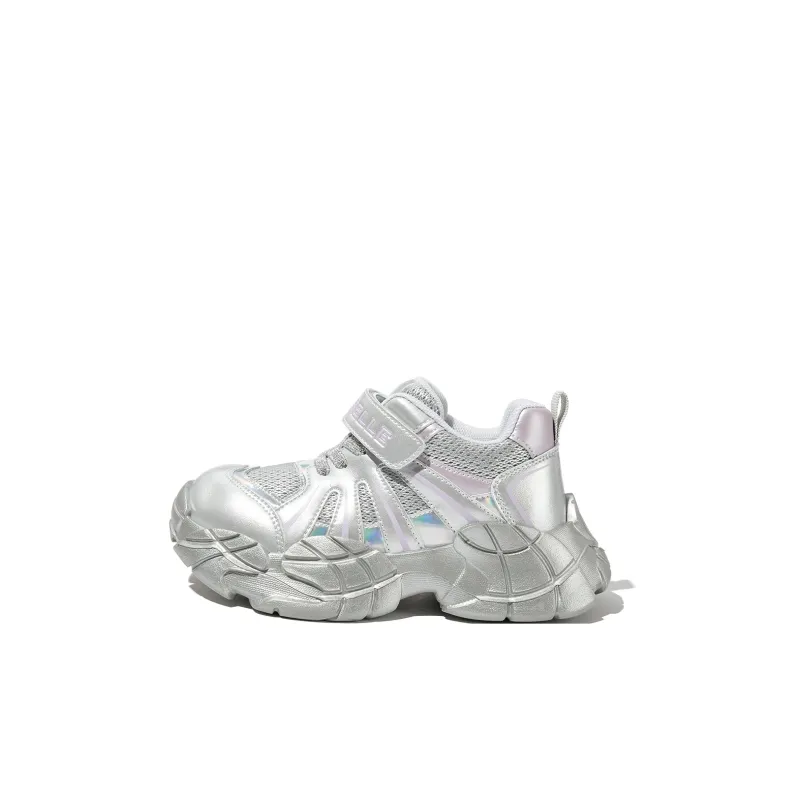BELLE Low Top Kids Lifestyle Shoes Silver Kids-0