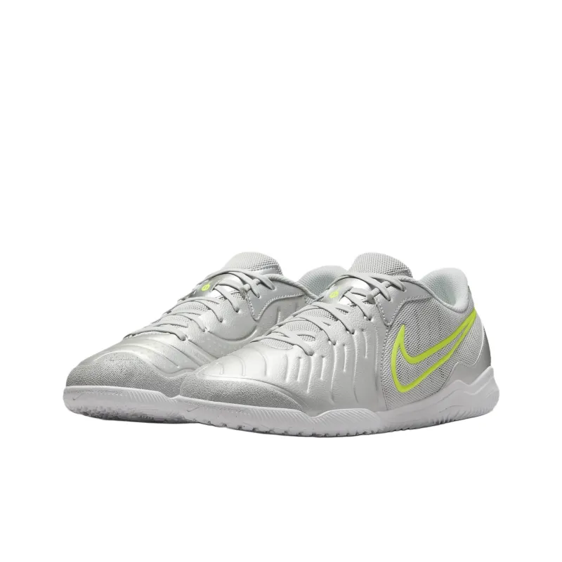 Nike Tiempo Legend 10 Academy Ic Metallic Silver Volt White-2