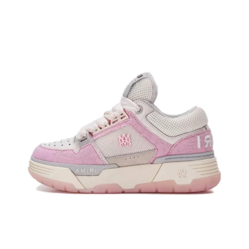 AMIRI MA 1 Low Top Skateboard Shoes Women's Pink-0