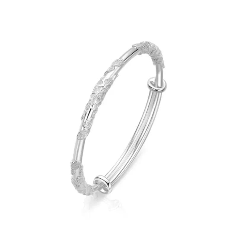 Zheng Tai Fook 999 Fine Silver Bangles Unisex-9