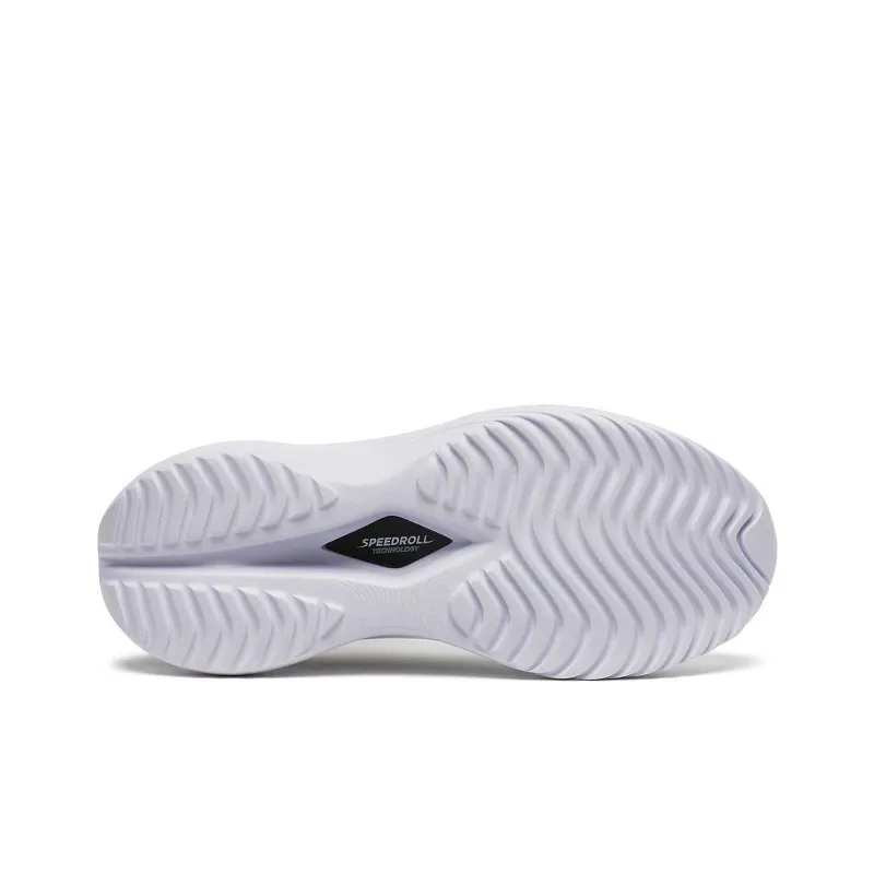 Saucony Kinvara Pro Anti Slip Wear Resistant Low Top Running Shoes Men's White Black-5