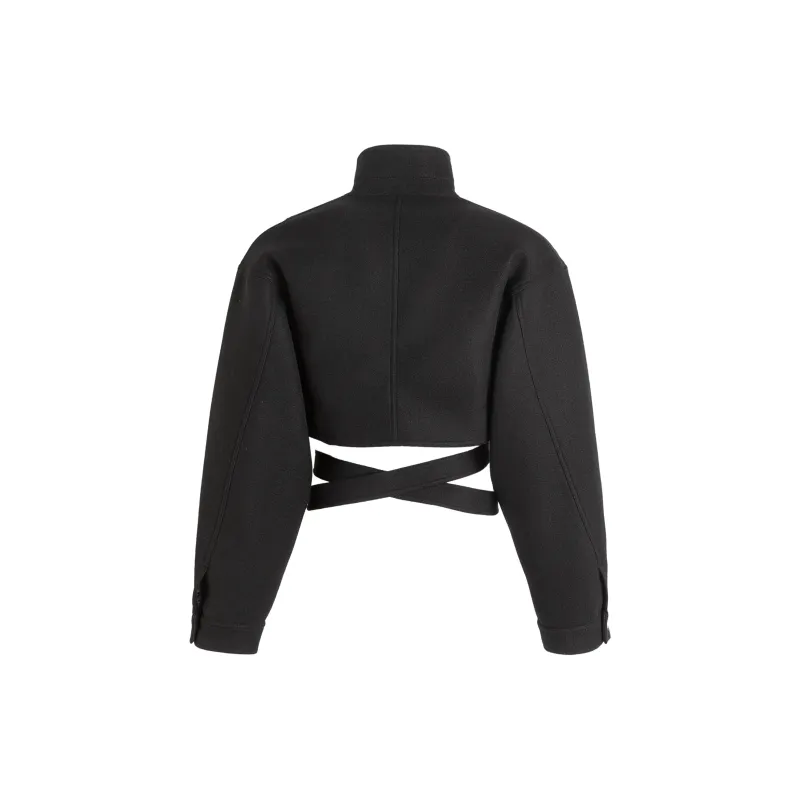 FRKM Jackets Coats Unisex Black-1