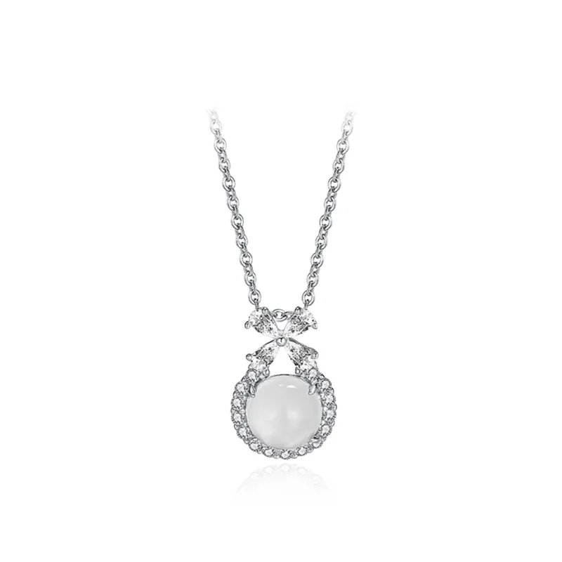Chongqing Gold Store Chalcedony Necklaces Women's-0