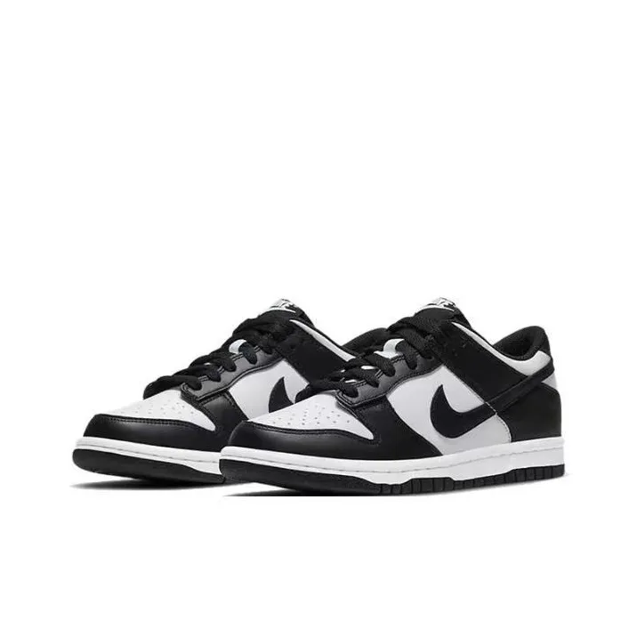 Nike Slip Resistant, Abrasion Resistant, Lightweight Cushioning Low Top Kids' Skateboarding Shoes Black White Unisex-2