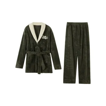 Kerener Pajama Set Men's Tea Brown