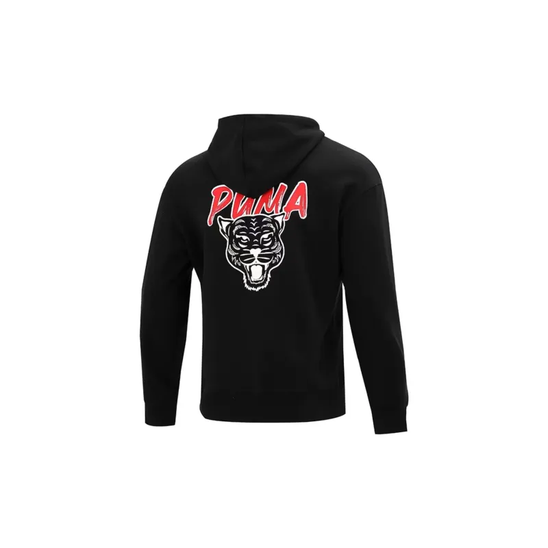 PUMA Sweatshirt Men's Black Shopping Bag Included-2