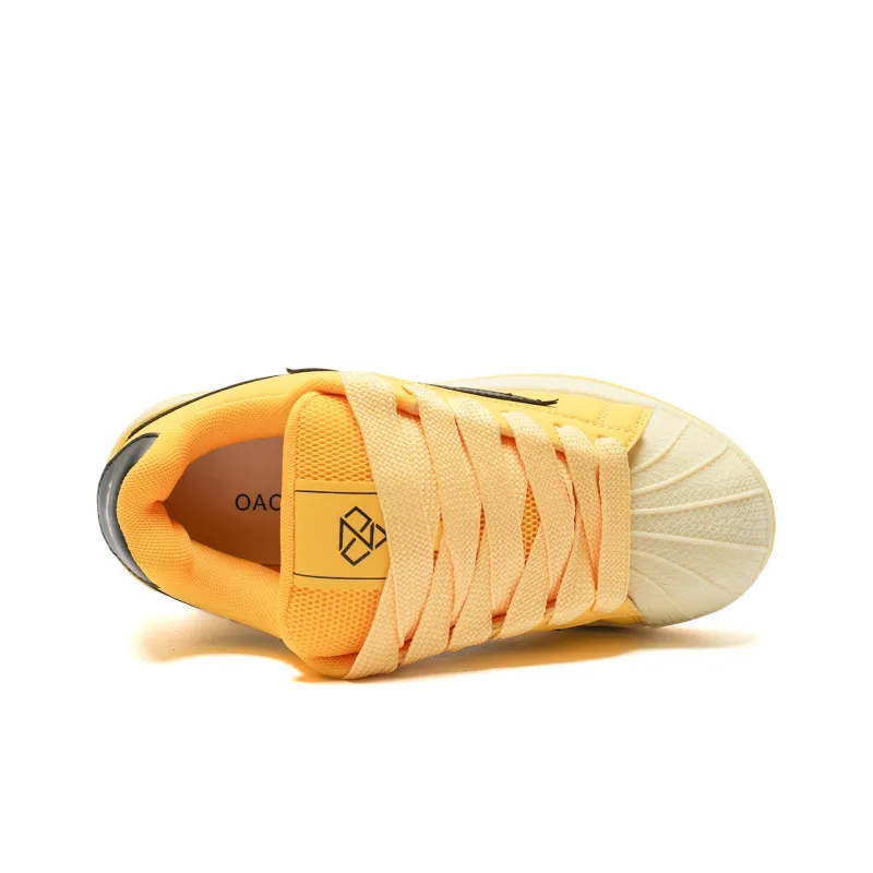 OAOQ Wear-resistant And Lightweight Low-Top Skateboard Shoes Unisex Box-21