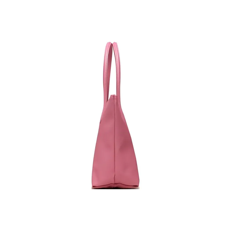 LACOSTE PVC Tote Bag Shopping Bag Handbag Medium Size Women's Pink-1