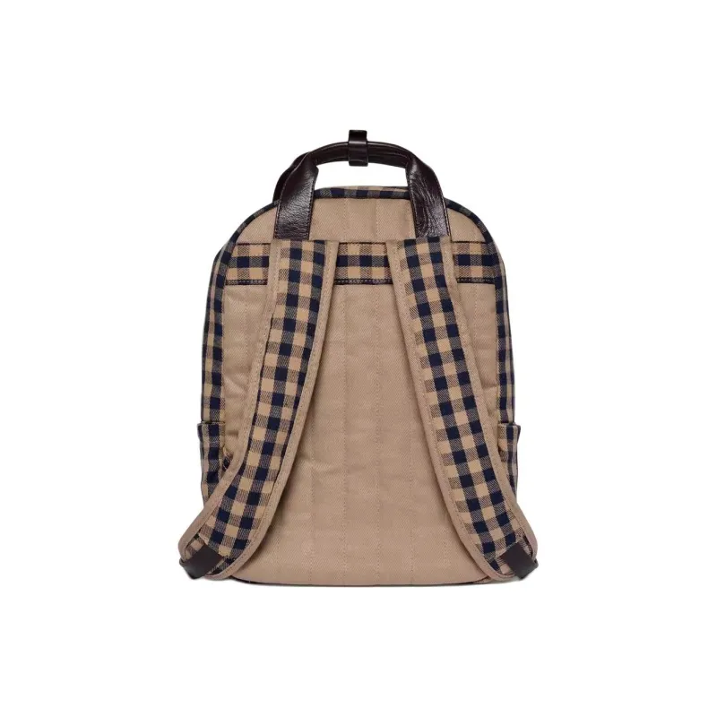 ZARA Polyester Backpack Mini Kids' Brown & Navy-2