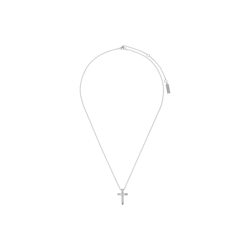 Numbering 925 Sterling Silver Necklaces Men's Silver-1