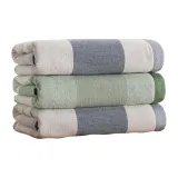 [3 Pack]Gray Blue ×2 Jasper[Pure Cotton, Skin-Friendly/No Shedding]