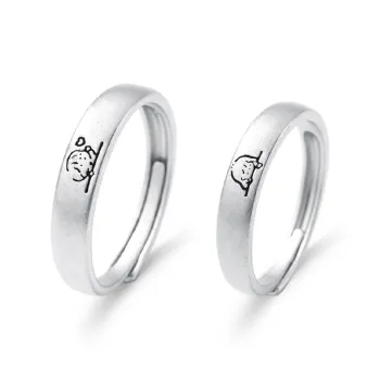 ZHONGLING 999 Fine Silver Rings Unisex