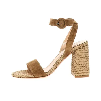 GIANVITO ROSSI Marbella Strap Sandals 9.5cm Women's Umber