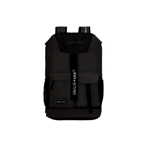 LARA STAR Fabric Backpack Gym Bag Large Size Men's Black