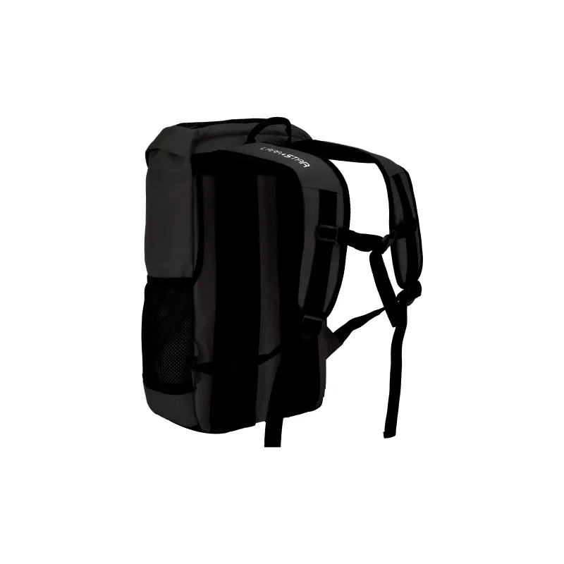 LARA STAR Fabric Backpack Gym Bag Large Size Men's Black-2