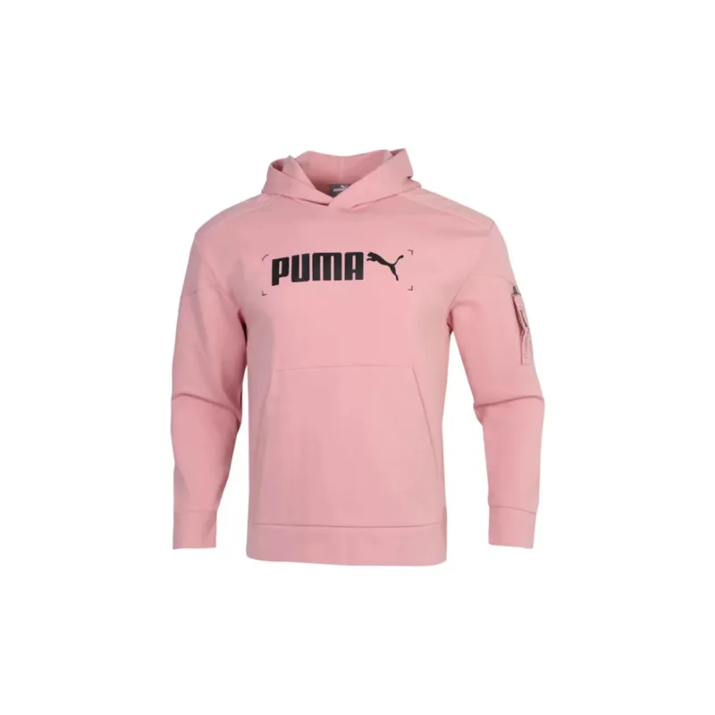 PUMA Sweatshirt Men's Pink Shopping Bag Included-1