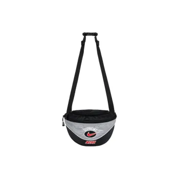 Supreme Nike Collaboration SS19 Nylon Sling Bag, Fanny Pack Regular Unisex Silver